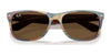 Ray-Ban NEW WAYFARER RB2132 Sunglasses | Size 55 / Black №901L / G-15 Green (3N 13.2%)
