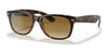 Ray-Ban NEW WAYFARER RB2132 Sunglasses | Size 55 / Light Havana №710/51 / Light Brown Gradient (2N 30.5%)