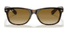 Ray-Ban NEW WAYFARER RB2132 Sunglasses | Size 55 / Black №901L / G-15 Green (3N 13.2%)