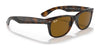Ray-Ban NEW WAYFARER RB2132 Sunglasses | Size 55 / Black №901L / G-15 Green (3N 13.2%)