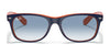 Ray-Ban NEW WAYFARER RB2132 Sunglasses | Size 55 / Black №901L / G-15 Green (3N 13.2%)