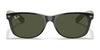 Ray-Ban NEW WAYFARER RB2132 Sunglasses | Size 55 / Black №901L / G-15 Green (3N 13.2%)