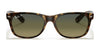 Ray-Ban NEW WAYFARER RB2132 Sunglasses | Size 55 / Black №901L / G-15 Green (3N 13.2%)