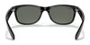 Ray-Ban NEW WAYFARER RB2132 Sunglasses | Size 55 / Black №901L / G-15 Green (3N 13.2%)