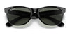 Ray-Ban NEW WAYFARER RB2132 Sunglasses | Size 55 / Black №901L / G-15 Green (3N 13.2%)