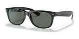 Ray-Ban NEW WAYFARER RB2132 Sunglasses | Size 52 Black / G-15 Green