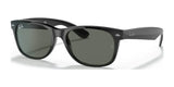Ray-Ban NEW WAYFARER RB2132 Sunglasses | Size 58 Black / G-15 Green