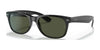 Ray-Ban NEW WAYFARER RB2132 Sunglasses | Size 55 / Black №901L / G-15 Green (3N 13.2%)