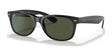 Ray-Ban NEW WAYFARER RB2132 Sunglasses | Size 55 Black / G-15 Green