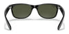 Ray-Ban NEW WAYFARER RB2132 Sunglasses | Size 55 / Black №901L / G-15 Green (3N 13.2%)