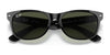Ray-Ban NEW WAYFARER RB2132 Sunglasses | Size 55 / Black №901L / G-15 Green (3N 13.2%)