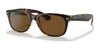 Ray-Ban NEW WAYFARER RB2132 Sunglasses | Size 55 / Tortoise №902/57 / B-15 Brown (Polarized) (3P 11.9%)