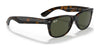 Ray-Ban NEW WAYFARER RB2132 Sunglasses | Size 55 / Black №901L / G-15 Green (3N 13.2%)
