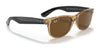 Ray-Ban NEW WAYFARER RB2132 Sunglasses | Size 55 / Black №901L / G-15 Green (3N 13.2%)