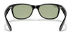 Ray-Ban NEW WAYFARER RB2132F Sunglasses / Black №601/64 / Blue/Grey Classic (1N 54.8%) / Size 55