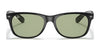 Ray-Ban NEW WAYFARER RB2132F Sunglasses / Black №601/64 / Blue/Grey Classic (1N 54.8%) / Size 55