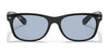 Ray-Ban NEW WAYFARER RB2132F Sunglasses / Black №601/64 / Blue/Grey Classic (1N 54.8%) / Size 55