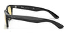 Ray-Ban NEW WAYFARER RB2132F Sunglasses / Black №601/64 / Blue/Grey Classic (1N 54.8%) / Size 55