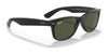 Ray-Ban NEW WAYFARER RB2132F Sunglasses / Black №601/64 / Blue/Grey Classic (1N 54.8%) / Size 55