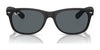 Ray-Ban NEW WAYFARER RB2132F Sunglasses / Black №601/64 / Blue/Grey Classic (1N 54.8%) / Size 55