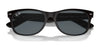 Ray-Ban NEW WAYFARER RB2132F Sunglasses / Black №601/64 / Blue/Grey Classic (1N 54.8%) / Size 55