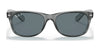 Ray-Ban NEW WAYFARER RB2132F Sunglasses / Black №601/64 / Blue/Grey Classic (1N 54.8%) / Size 55