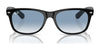 Ray-Ban NEW WAYFARER RB2132F Sunglasses / Black №601/64 / Blue/Grey Classic (1N 54.8%) / Size 55