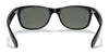 Ray-Ban NEW WAYFARER RB2132F Sunglasses / Black №601/64 / Blue/Grey Classic (1N 54.8%) / Size 55