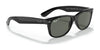 Ray-Ban NEW WAYFARER RB2132F Sunglasses / Black №601/64 / Blue/Grey Classic (1N 54.8%) / Size 55