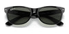 Ray-Ban NEW WAYFARER RB2132F Sunglasses / Black №601/64 / Blue/Grey Classic (1N 54.8%) / Size 55
