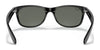 Ray-Ban NEW WAYFARER RB2132F Sunglasses / Black №601/64 / Blue/Grey Classic (1N 54.8%) / Size 55