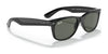 Ray-Ban NEW WAYFARER RB2132F Sunglasses / Black №601/64 / Blue/Grey Classic (1N 54.8%) / Size 55