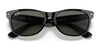 Ray-Ban NEW WAYFARER RB2132F Sunglasses / Black №601/64 / Blue/Grey Classic (1N 54.8%) / Size 55