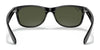 Ray-Ban NEW WAYFARER RB2132F Sunglasses / Black №601/64 / Blue/Grey Classic (1N 54.8%) / Size 55