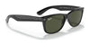 Ray-Ban NEW WAYFARER RB2132F Sunglasses / Black №601/64 / Blue/Grey Classic (1N 54.8%) / Size 55