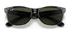 Ray-Ban NEW WAYFARER RB2132F Sunglasses / Black №601/64 / Blue/Grey Classic (1N 54.8%) / Size 55