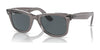 Ray-Ban WAYFARER RB2140 Sunglasses / Grey On Transparent №1355R5 / Blue (3N 10.7%) / Size 50