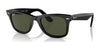 Ray-Ban WAYFARER RB2140 Sunglasses / Black №135831 / Green (3N 13.2%) / Size 50