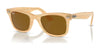 Ray-Ban WAYFARER RB2140 Sunglasses / Photo Striped Brown №140833 / Brown (3N 14.6%) / Size 50