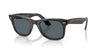 Ray-Ban WAYFARER RB2140 Sunglasses / Brown On Transparent Blue №1446R5 / Blue (3N 10.7%) / Size 50
