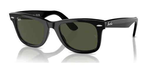 Ray-Ban WAYFARER RB2140 Sunglasses / Black №901 / G-15 Green (3N 13.2%) / Size 50