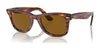 Ray-Ban WAYFARER RB2140 Sunglasses / Striped Havana №954 / B-15 Brown (3N 14.6%) / Size 50