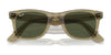 Ray-Ban WAYFARER RB2140F Sunglasses / Black №901/64 / Blue/Grey Classic (1N 54.8%) / Size 52