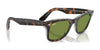 Ray-Ban WAYFARER RB2140F Sunglasses / Black №901/64 / Blue/Grey Classic (1N 54.8%) / Size 52