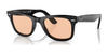 Ray-Ban WAYFARER RB2140F Sunglasses / Black №601/4B / Pink (1N 48.5%) / Size 52