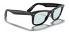 Ray-Ban WAYFARER RB2140F Sunglasses / Black №901/64 / Blue/Grey Classic (1N 54.8%) / Size 52