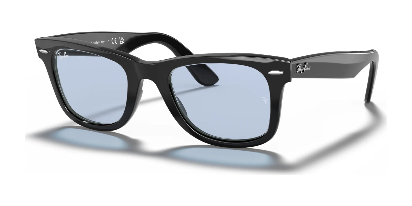 Ray-Ban WAYFARER RB2140F Sunglasses Black / Blue / Grey Classic