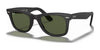 Ray-Ban WAYFARER RB2140F Sunglasses / Black №901S / G-15 Green (3N 13.2%) / Size 52