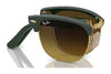 Ray-Ban CLUBMASTER FOLDING RB2176 Sunglasses | Size 51 / Black №901 / G-15 Green (3N 13.2%)