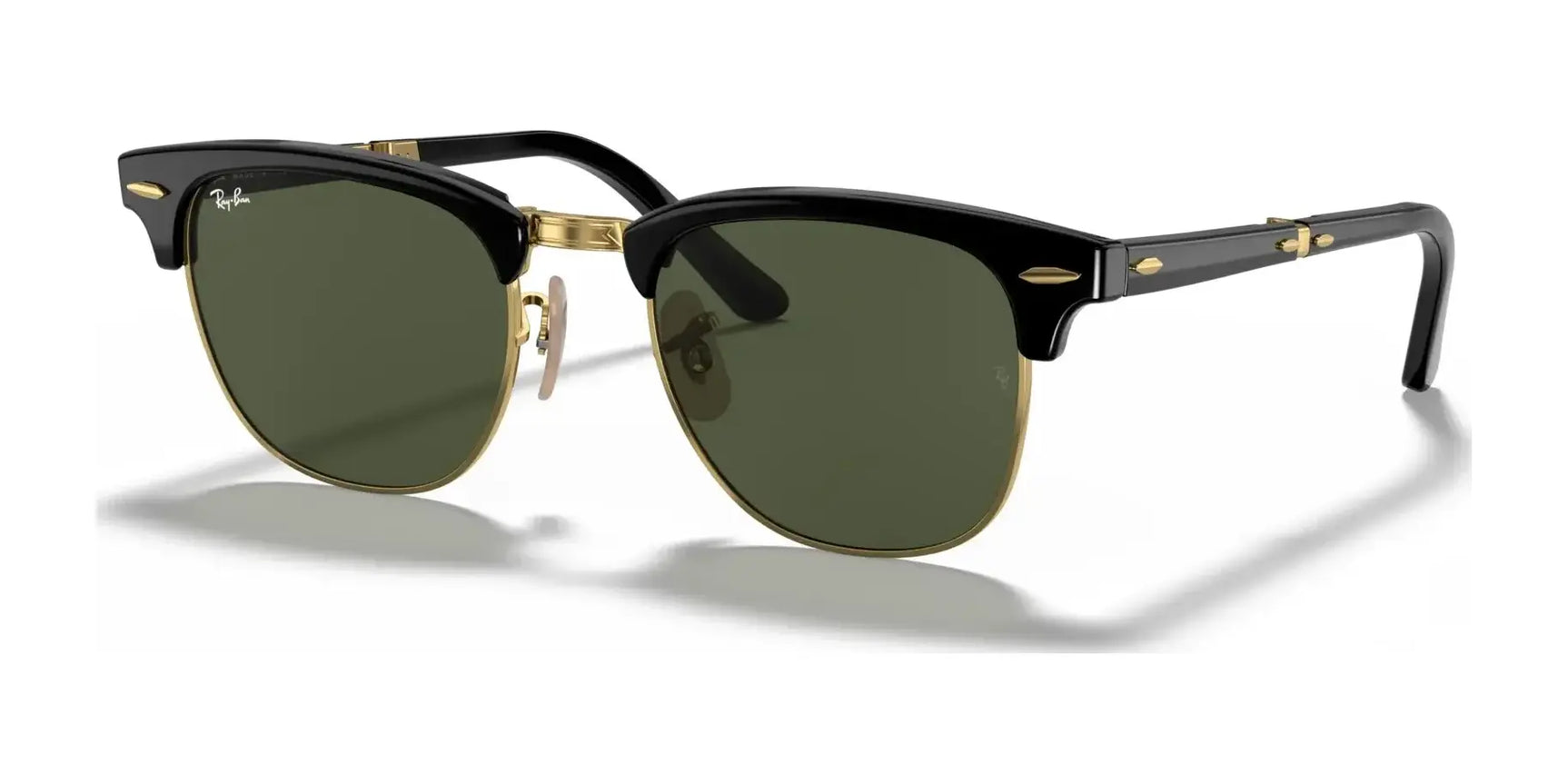 Ray-Ban CLUBMASTER FOLDING RB2176 Sunglasses Black / G-15 Green